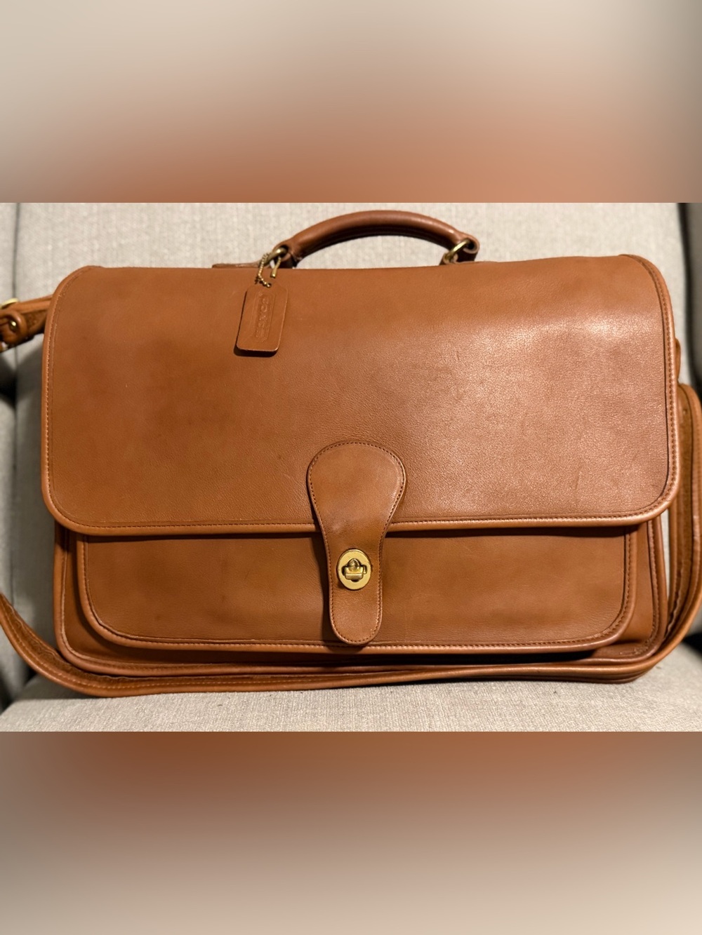 Vintage Coach Metropolitan 5180 British Tan